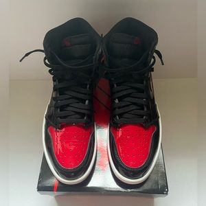 🌟SOLD🌟Jordan 1 patent Bred (Worn twice) in very good condition (size 12)